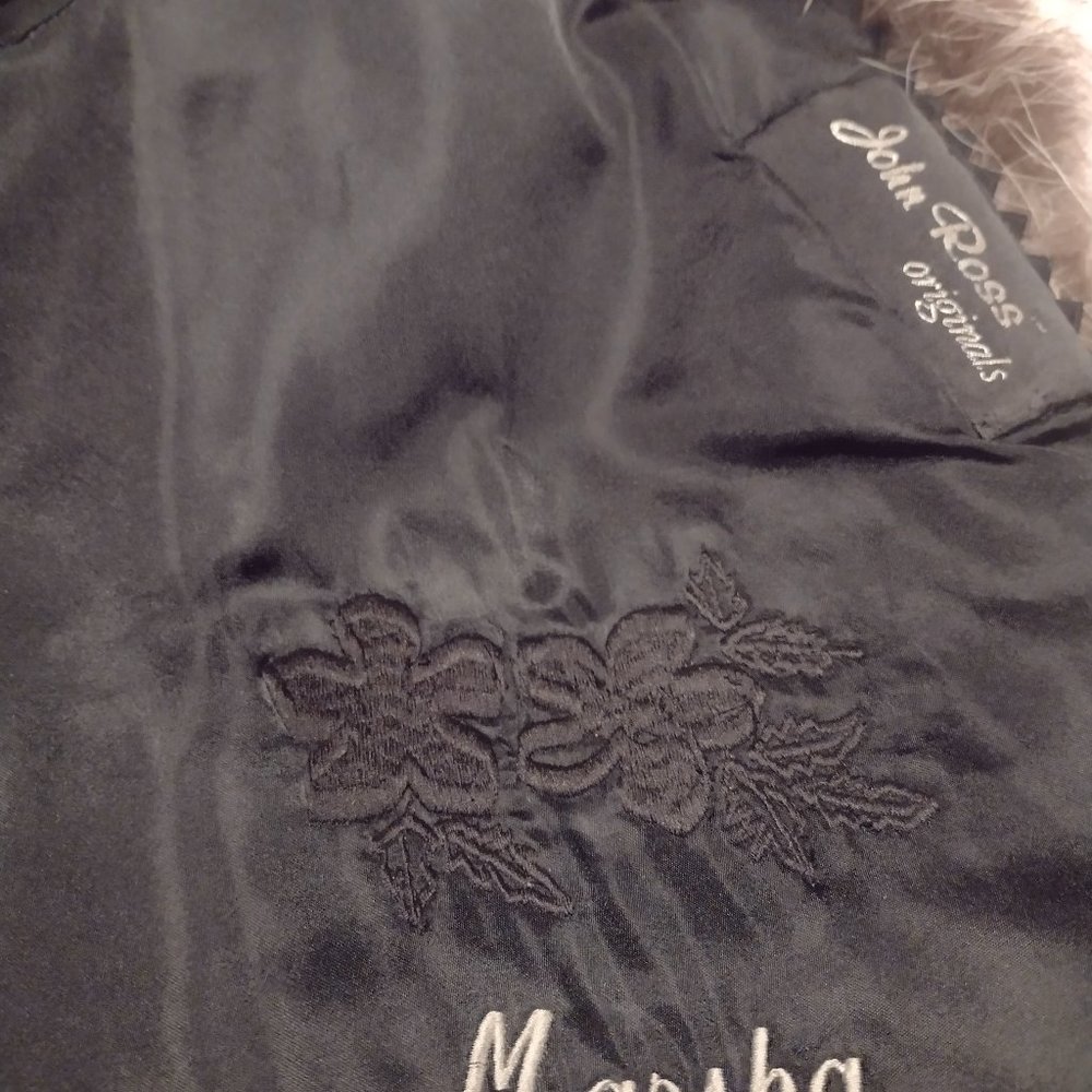 Silver Fox knee length coat